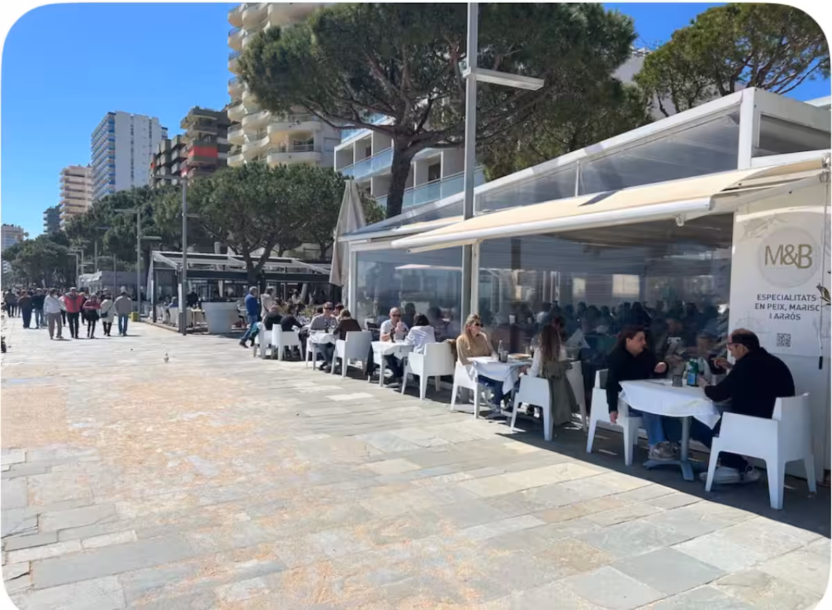 Espacio del alojamiento Seafront Penthouse en Sant Antoni de Calonge